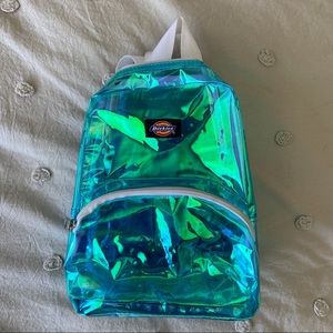 Dickies Iridescent Clear Mini Backpack